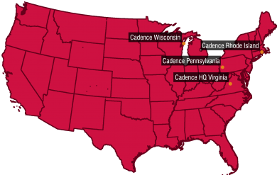 Cadence Locations Map
